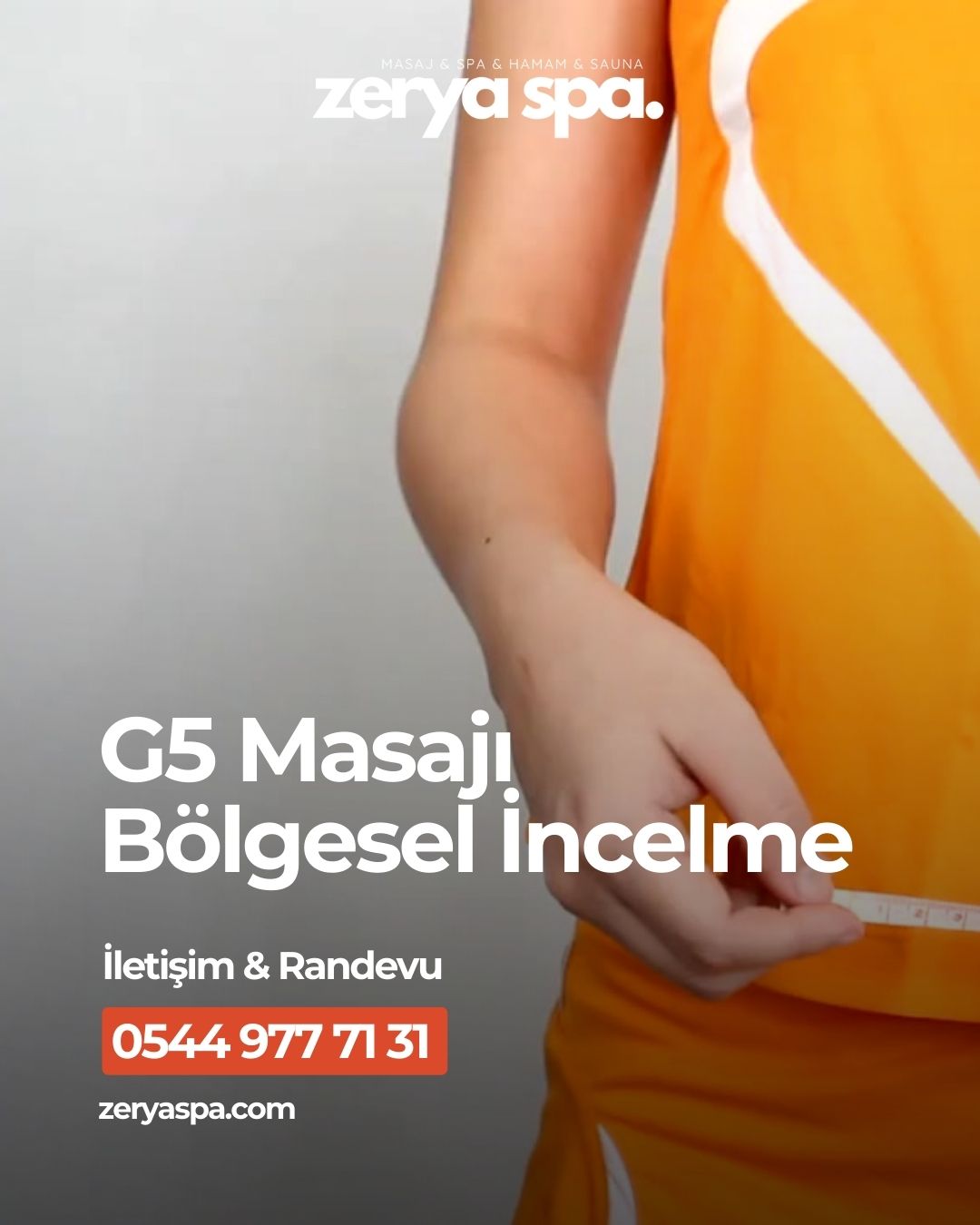 zeryaspa hatay Antakya masaj salonu G5 Masajı Bölgesel İncelme